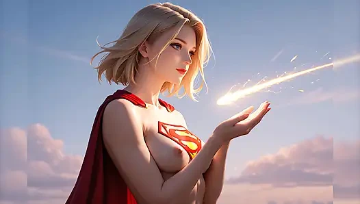 Lustrender slayt gösterisi: çıplak göksel comet fragman parıltısı - ai video