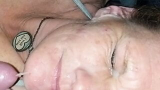 First facial for this mature woman