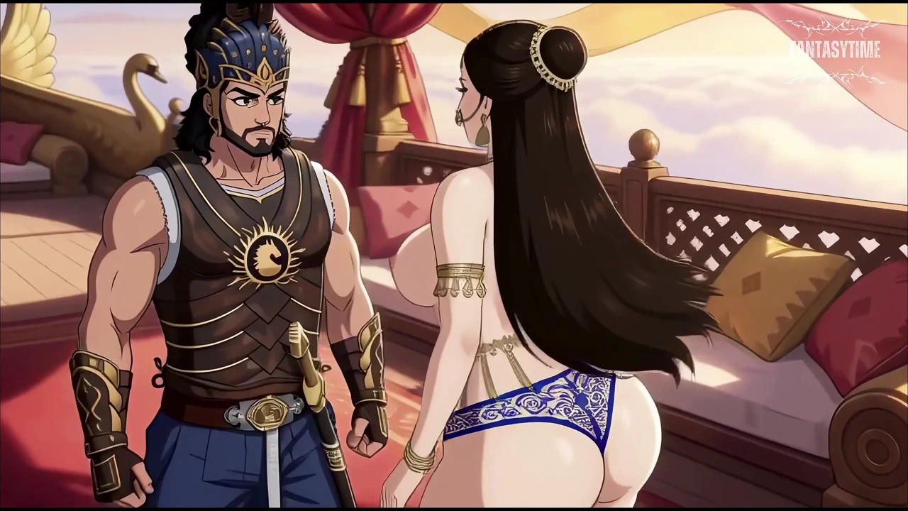 Bahubali fucked Debsena Anal on a flying ship (Bahubali parody 2)