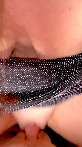 Night Club Chick Rides Cock for a Facial