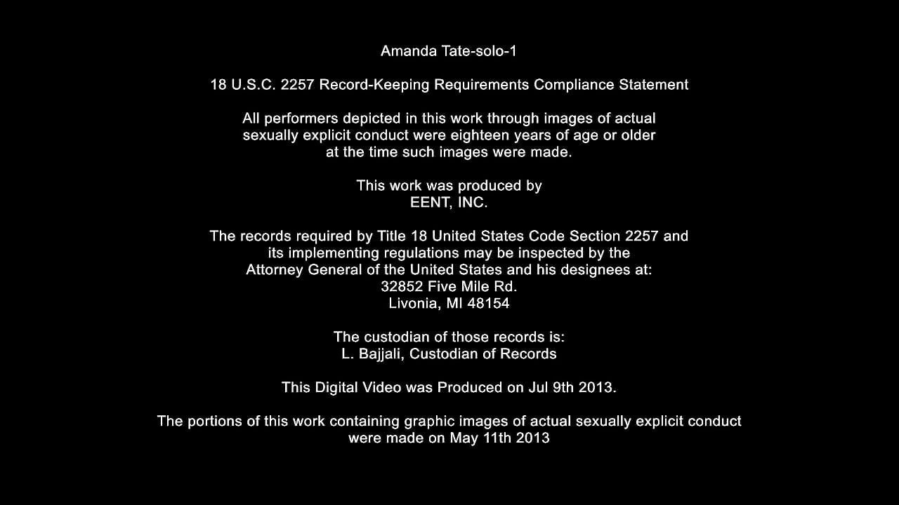 Amanda Tate: follando con los dedos