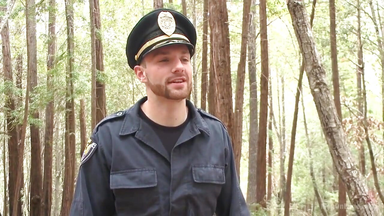 Officer Bullet - Ass Fucked and Edged in the Middle of the Woods