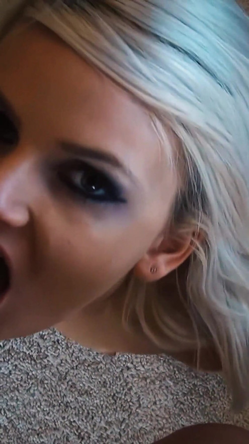 Tosh Locks Fucks the Cum Out of His Cock and He Cums on Her Tongue Piercing