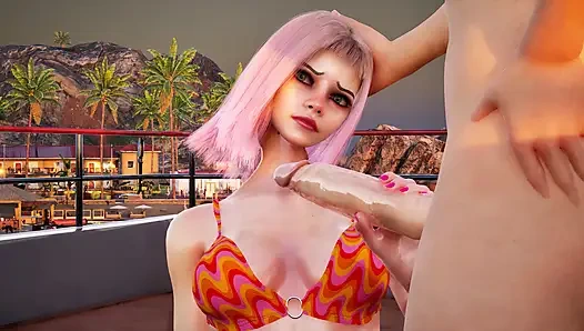 Gorgeous teen sunbathing on the yacht get hard fucked by her boyfriend until she squirts multiple times