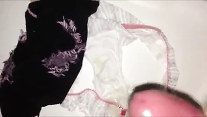 Sıcak komşunun kirli külot 3 (ve çorap) içinde Cum