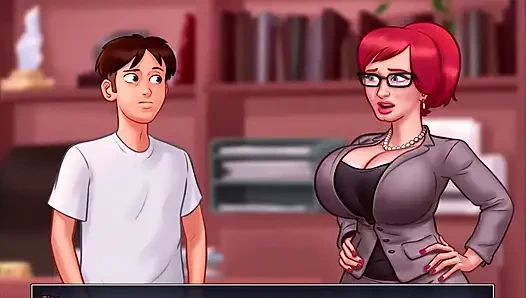 Summertime Saga - Johannes fucked Odette, Johannes fucked Maria, Eva had her baby