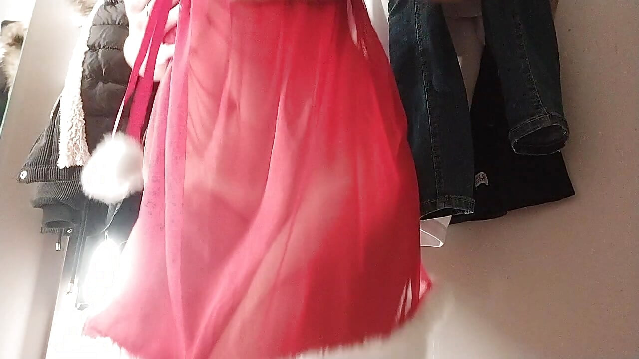 Nasturbación con vibrador en el probador