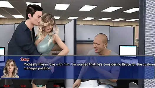 The office wife #15: Simon took photos of Stacy's ass