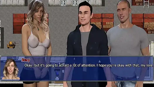 Офисная жена No22 - Stacy соблазнял Зака, а позже Саймон играл с киской Stacy