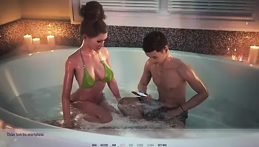Awam 2 Spicy up Edition - Dylan Makes Sophia Relive Her Filthy Secrets in the Hot Tub
