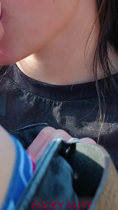 Emotional moment from "After blowjob he cums in my panties and I wear them"
