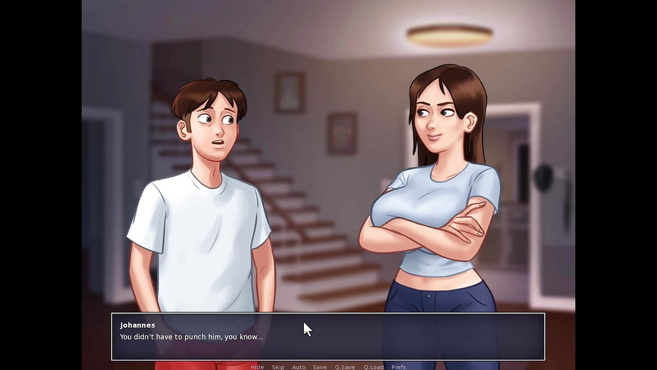 Summertime saga: Jenny ist jetzt von meinem schwanz gefesselt, sie kommt immer, wenn sie mich reitet