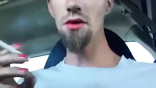 SISSY BITCH DUSTIN STOLARZ with pink nail polish!  EXPOSED