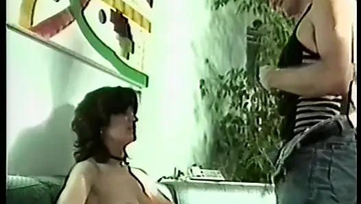 Horny bitch getting satisfied with her two gay friends