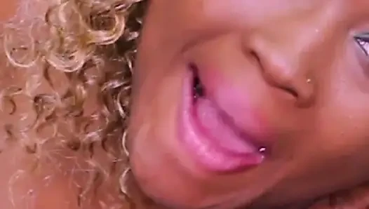 Newbie Nina Rivera Gives Her First Christmas Blowjob