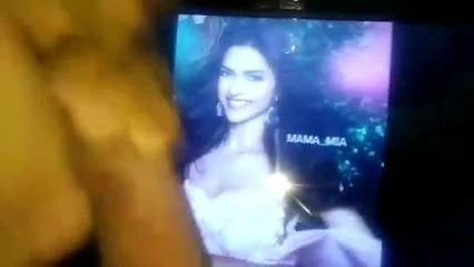 Deepika Padukone cum tribute with my hard cock