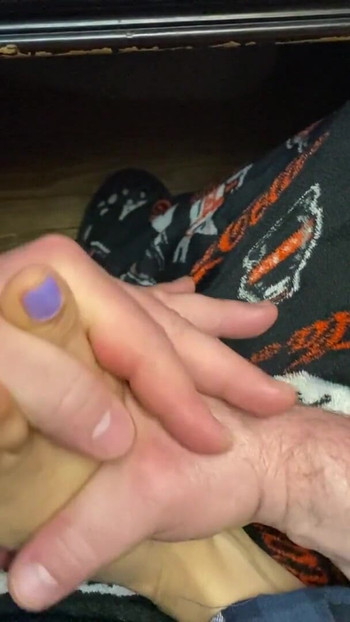 Unforgettable moment from "Sexy Little Feet Getting a Massage"