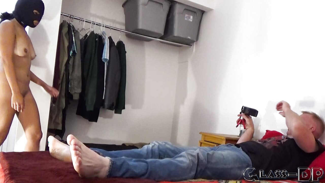 I fucked my neighbors tiny Asian wife, He'll never know because she wore this mask