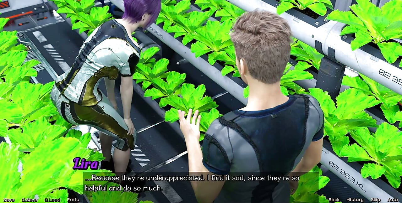 Stranded in Space - Meeting a Shy Emo Girl