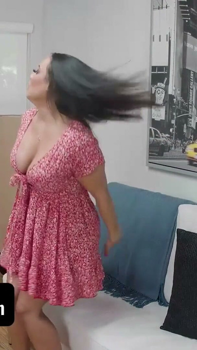 FamilyStrokes - Curvy Latina Stepmom Carmela Clutch Shares Her Hubby With Horny Teen Stepdaughter | Clip 1