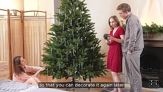 I Found My Present Under the Christmas Tree-his Huge Cock. Tim Team
