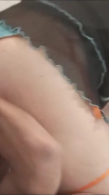 Key moment from "Amateur French Couple, Dressy Sex, Satin Lingerie, Rimming,"