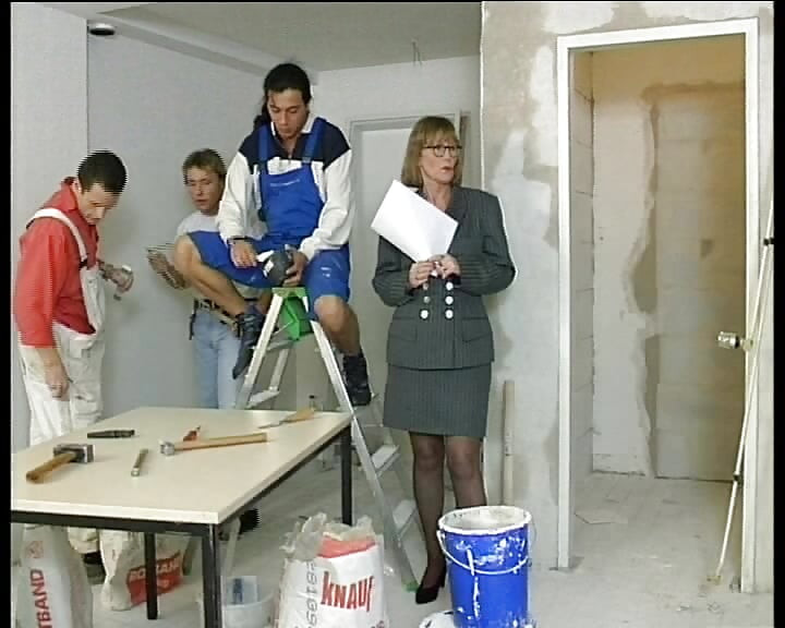 Atrás das portas alemãs é fodida com precisão