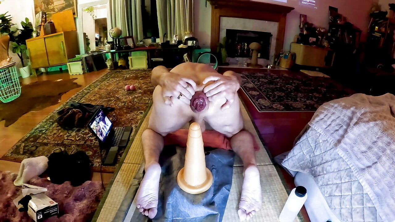 Watching Myself as I Ride a Huge Cone
