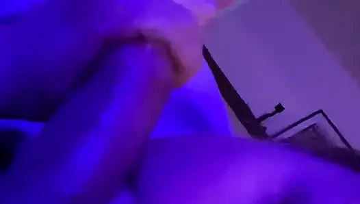 Cozy home blow job on a cold autumn evening