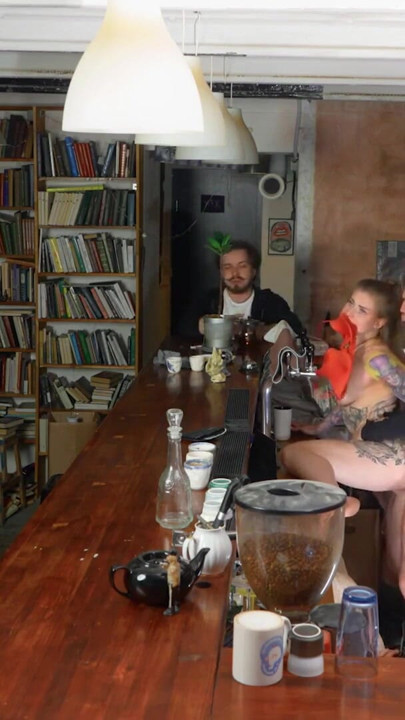 VIP4K. She was Moaning so loudly that the whole Bar wanted to see it | Clip 3