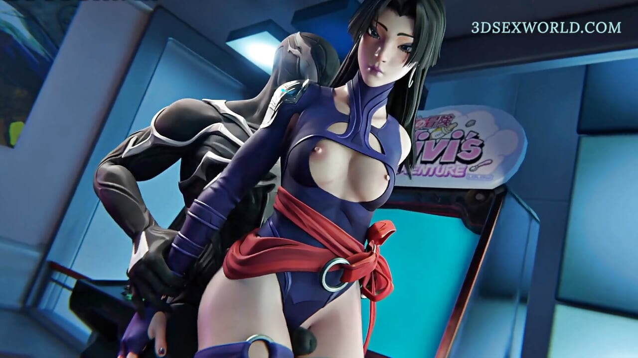 O Mal-Entendido: Psylocke X Venom (3D Anime Porn)