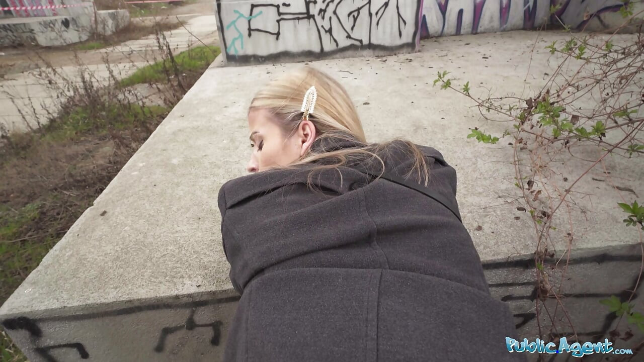 Public Place Blowjob and then OUTSTANDING Sex with Hot Babe - Public Agent
