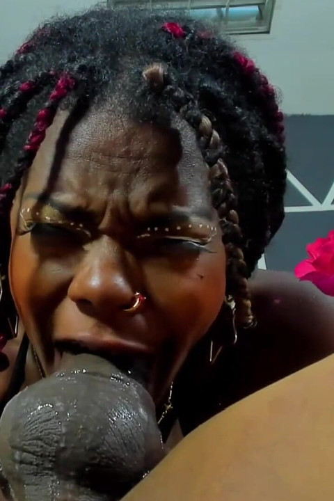 Blowjob Deep Down the Throat