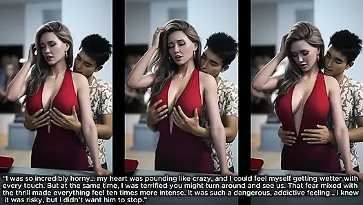 Awam Sophia orta yaşlı seksi kadının gizli bağımlılığı: Sophia ve genç aygır haru