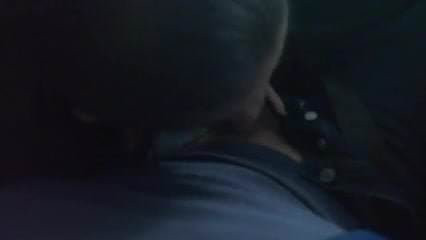 blowjob from sexy girl in my car. not my wife