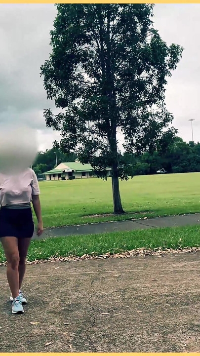 Jaw-dropping moment from "Wifey is dared to play basketball braless and no panties in a short skirt"