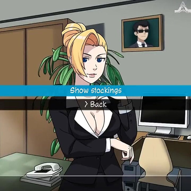 Kunoichi Trainer - Naruto Trainer v0.21.1 Part 119 Sexy Blonde Secretary Stocking by Loveskysan69