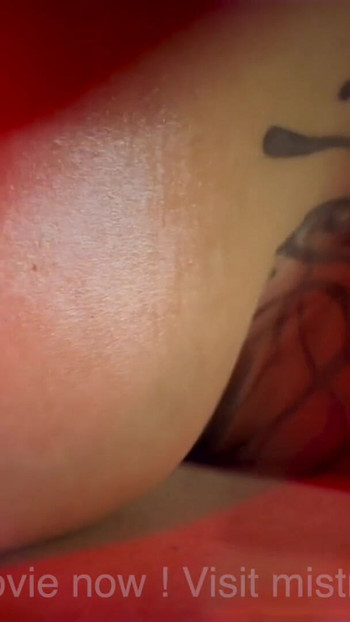 Emotional moment from "Dominatrix Mistress April - A Day at the Spa"