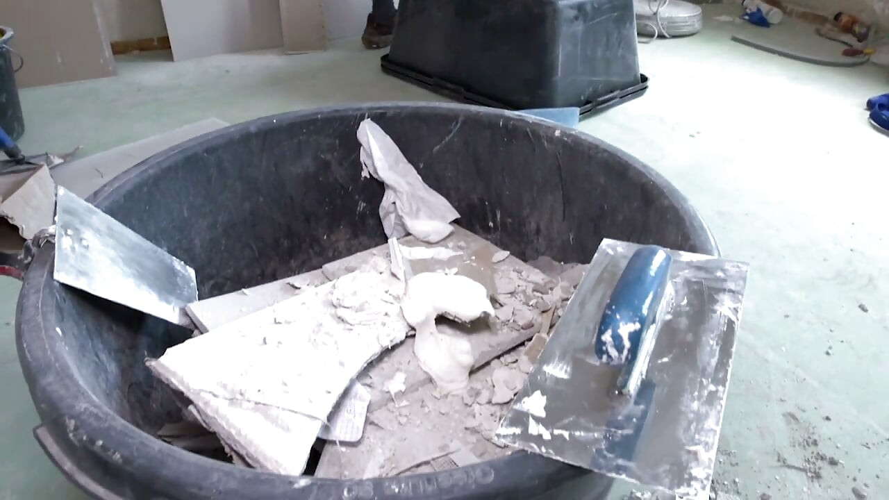 Irresistible slut gets fucked on the construction site!