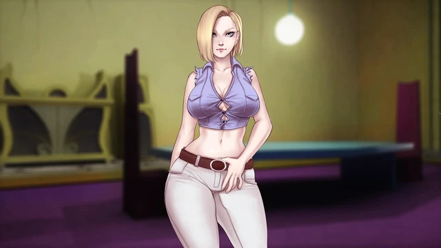 Divine Adventure - Appreciating Android 18's Fat Ass as She Switches
