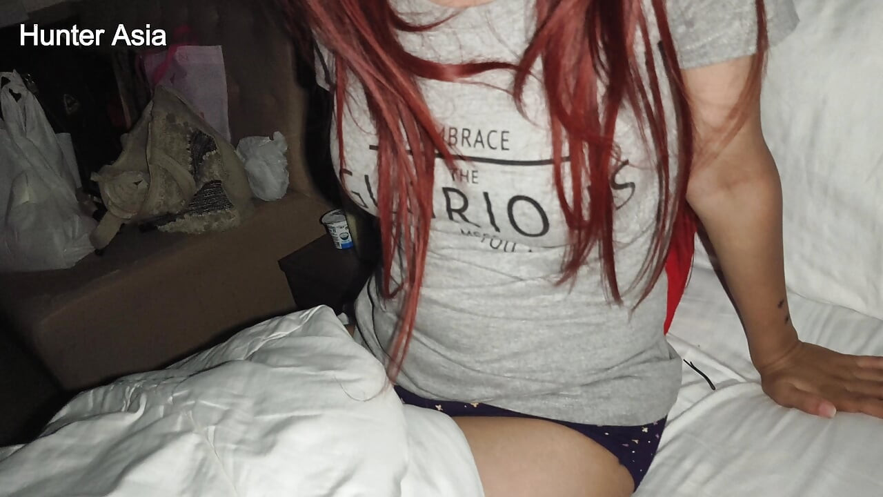 Late Night Stepsister Helps Stepbrother Cum