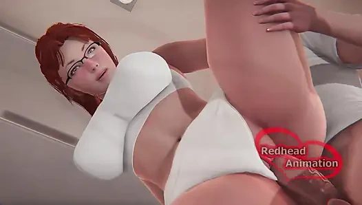 Сводную сестренку трахнули на кухне