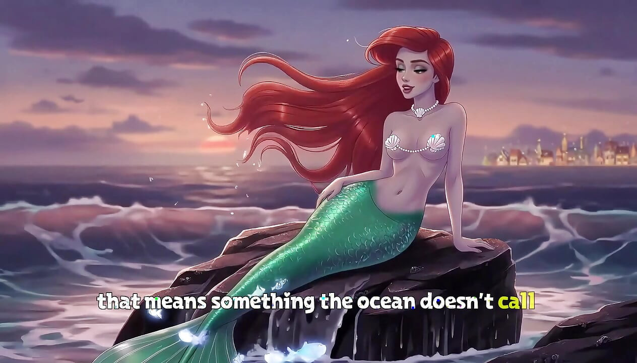 Sirena ai canta canción seductora y se transforma en belleza humana desnuda