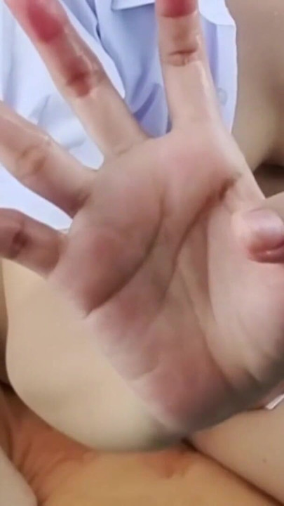 A sexually aroused high school girl is playing with her genitals using a dildo on a wooden chair. RealThaiSolo | Clip 2