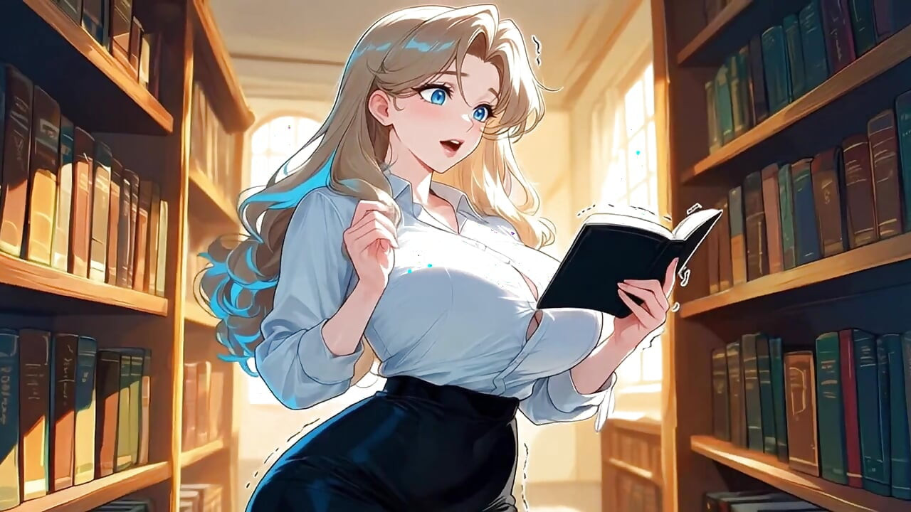 Pelajar Obses Melakukan Hubungan Seks Perpustakaan MILF - Cabaran Wira Fap - Hentai AI Tanpa Penapisan