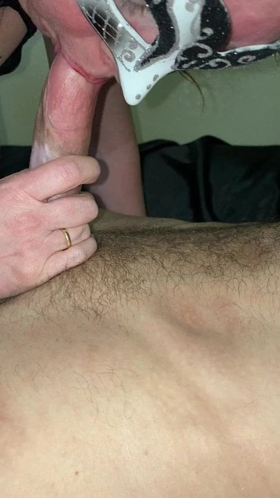 Sucking stranger’s cock