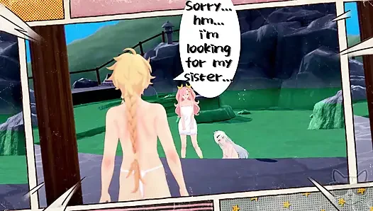 Aether lost in time 1 : Yixuan and Nicole (zenless zone zero) in hot spring !
