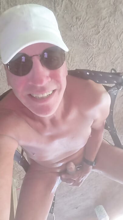 NAKED OUTSIDE on my gay swing  hot gay cock need to be suck on full your mouth up with my gay cum.