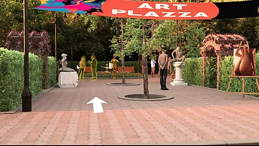 По ступеньки De Bauchery 33, Дин трахает Райли в парке