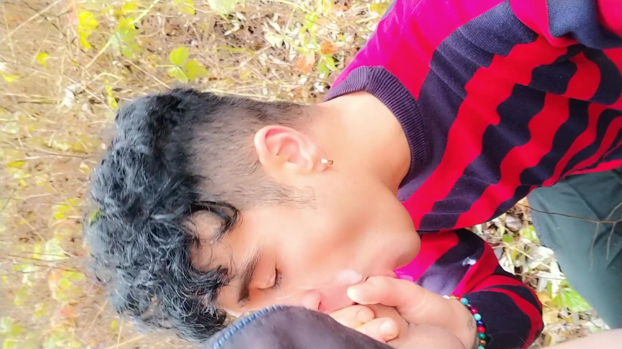 Taking Friends Cum in Mouth and Sucking and Worshiping His Balls with Mouth and Tongue
